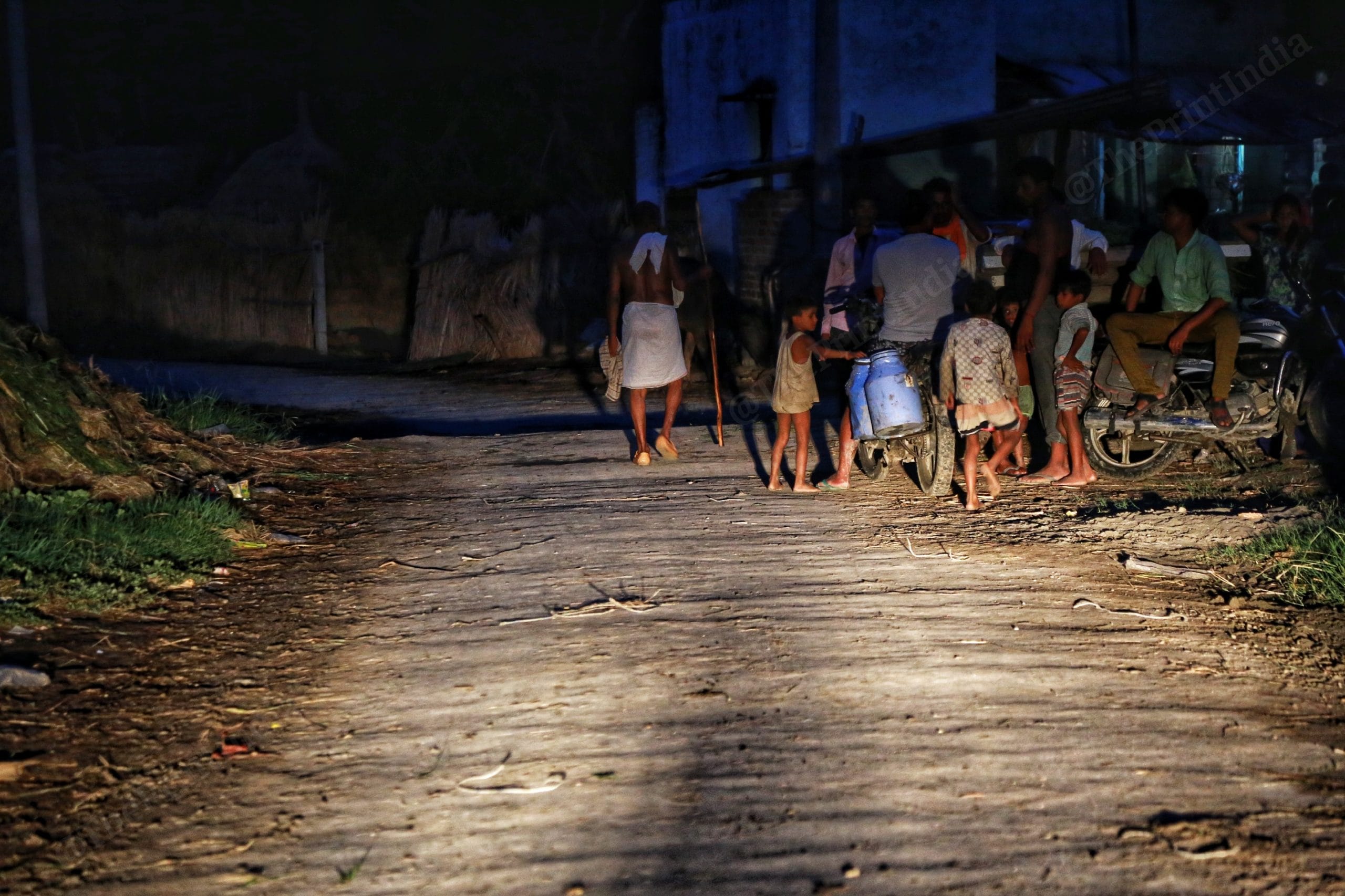 The six-year-old girl was kidnapped from the village road, which is usually crowded with kids playing | Photo: Manisha Mondal 