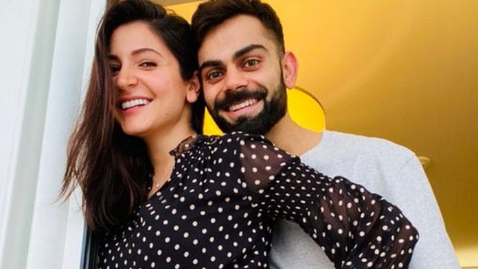 Actor Anushka Sharma (left) and Virat Kohli | Twitter | @AnushkaSharma