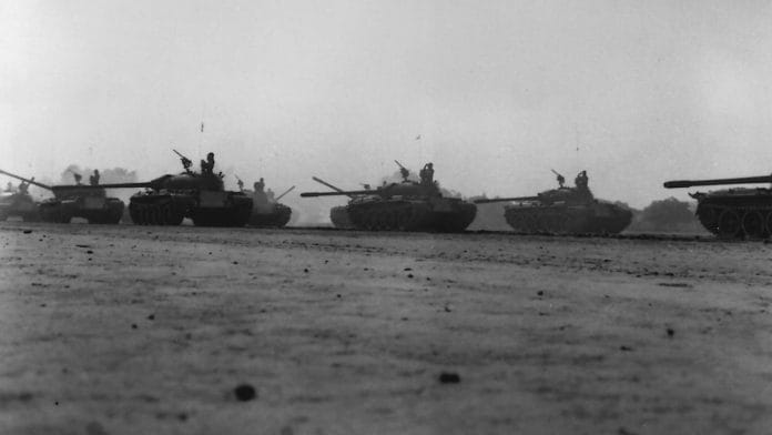 File photo | T-55 tanks in Rajasthan during Ex Brasstacks | Source: MoD Photo Division