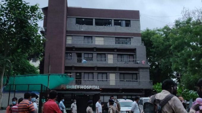 Shrey Hospital in Navrangpura area of Ahmedabad | Twitter