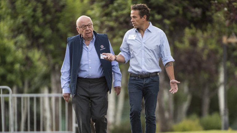 James Murdoch’s exit leaves brother Lachlan as last man standing for dad Rupert