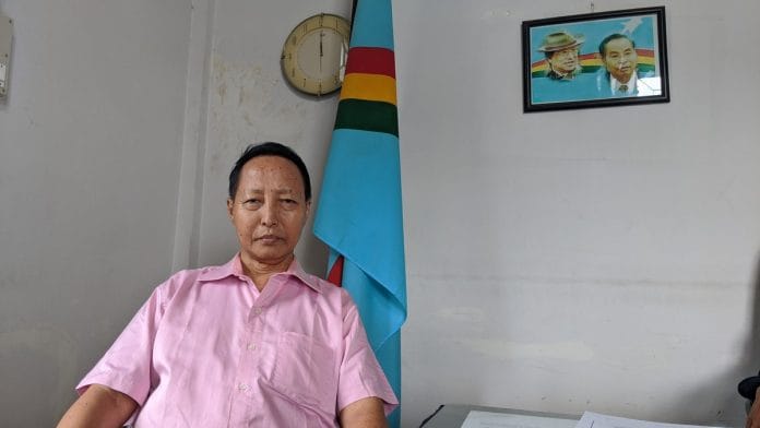 V. Horam, executive member of the NSCN (I-M) steering committee | Photo: Yimkumla Longkumer | ThePrint