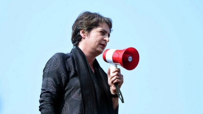 File image of Congress general secretary Priyanka Gandhi Vadra | Photo: ANI