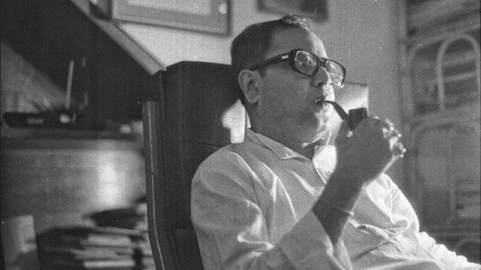 Pranab Mukherjee used to smoke a pipe, which he gave up later in life | Photo: Praveen Jain | ThePrint