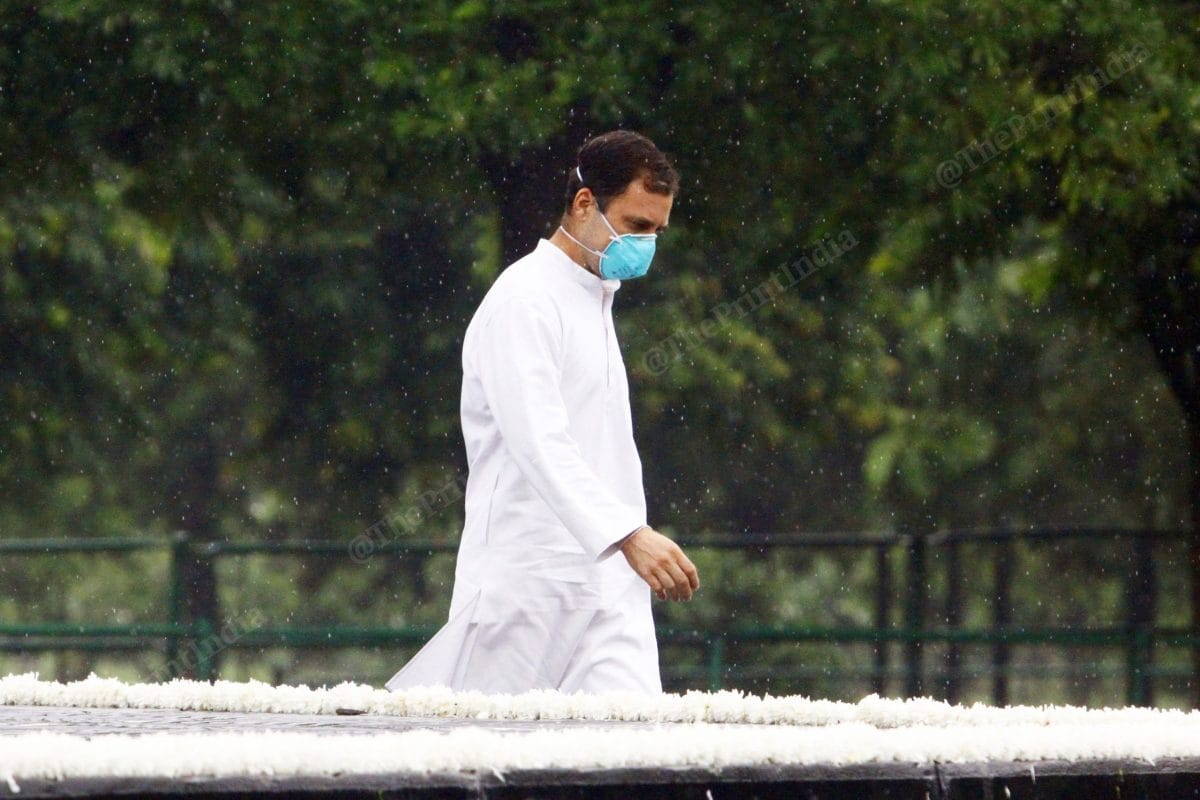 Rahul Gandhi also tweeted in the morning, "We miss him today and everyday" | Photo: Praveen Jain | ThePrint