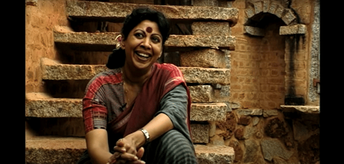 YouTube screengrab of Protima Bedi