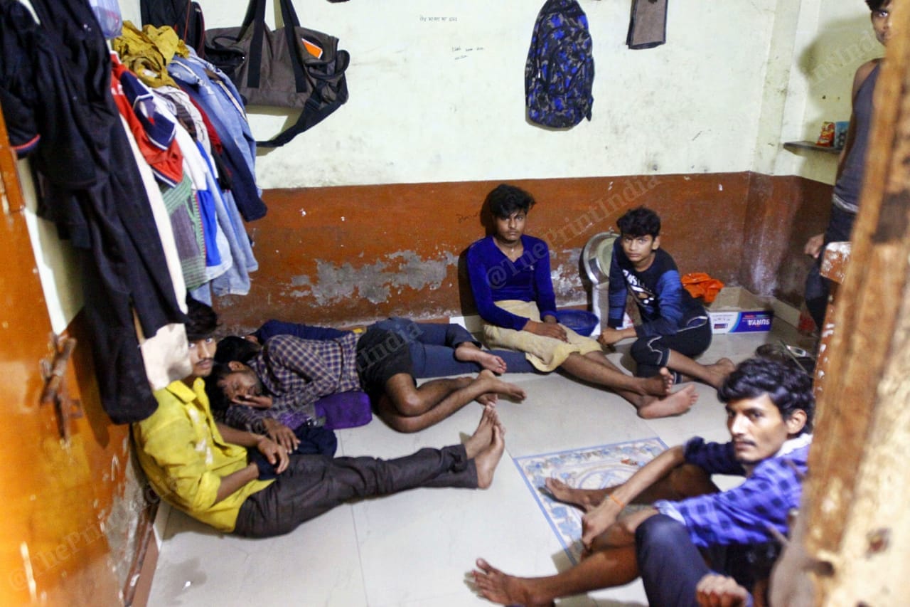 Most of the migrant workers are lodged in one-room tenements in Surat | Photo: Praveen Jain | ThePrint