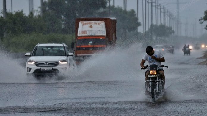 Heavy rains in Delhi led to waterlogging in several areas | Suraj Singh Bisht | ThePrint