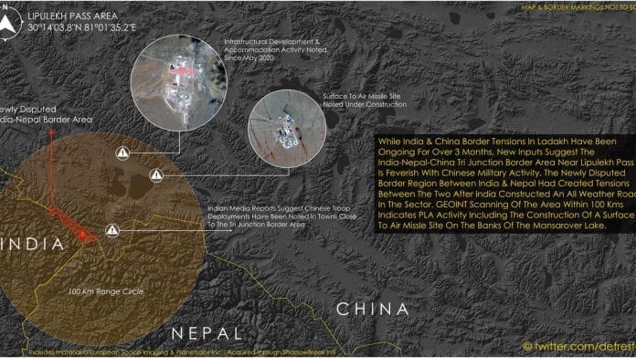 A satellite image tweeted by anonymous analyst @detresfa_