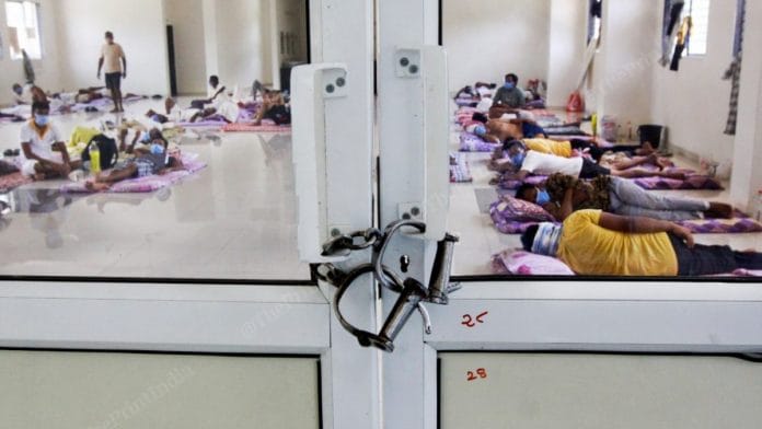 64 Covid-positive inmates of the Vadodara Central Jail have been isolated in a municipal guest house | Photo: Praveen Jain | ThePrint