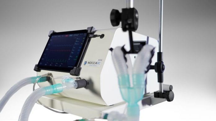 The Noccarc ventilator developed by Nocca Robotics in Maharashtra. | Photo: Special arrangement