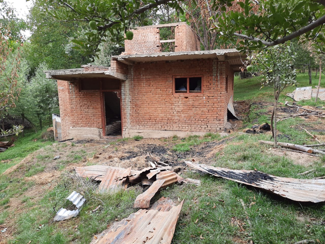 The apple orchard where the 18 July encounter took place | Azaan Javaid | ThePrint