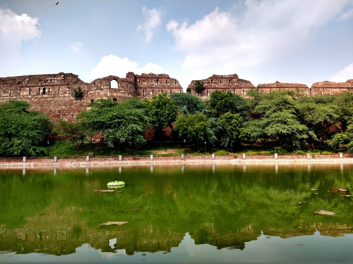 In the monsoon, the lush greenery surrounding Purana Qila looks freshly washed | Photo: Shubhangi Misra | ThePrint