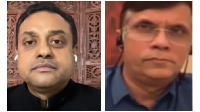 BJP spokesperson Sambit Patra and his Congress counterpart Pawan Khera. | Photo: ThePrint Team