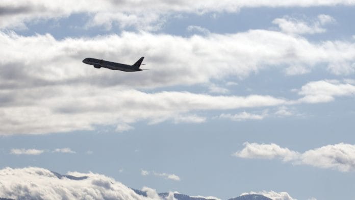 A Boeing Co. 787 Dreamliner flies off in Victorville, California | Photo: Patrick T. Fallon | Bloomberg File Photo