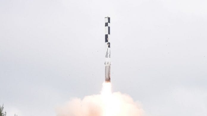 The Brahmos supersonic cruise missile was test fired in Balasore on 30 September