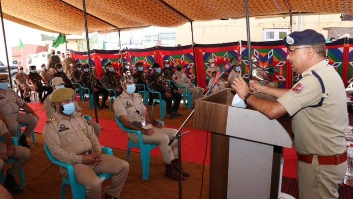 Representational image of Director General of Police Dilbag Singh | Twitter: @JmuKmrPolice