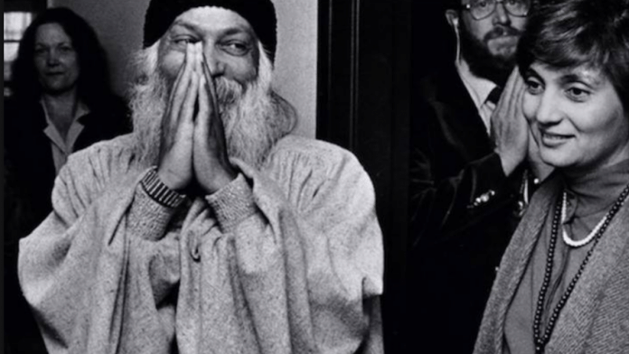 File photo | Rajneesh with Ma Anand Sheela | Facebook