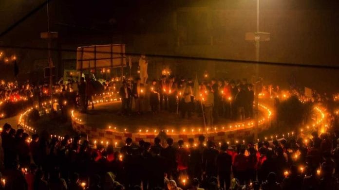 Representational image of a Naga protest by a local group | Facebook