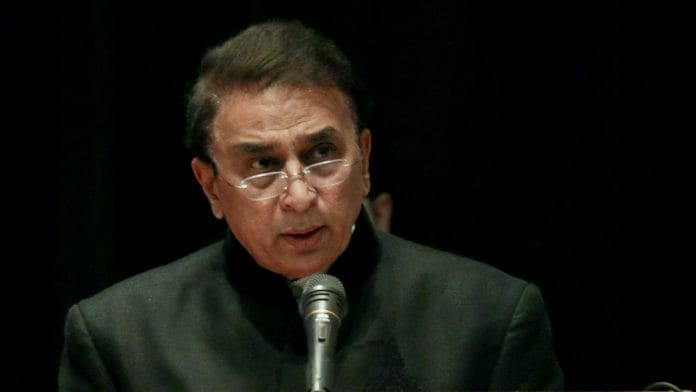 File image of cricketer-turned-commentator Sunil Gavaskar | Photo: ANI