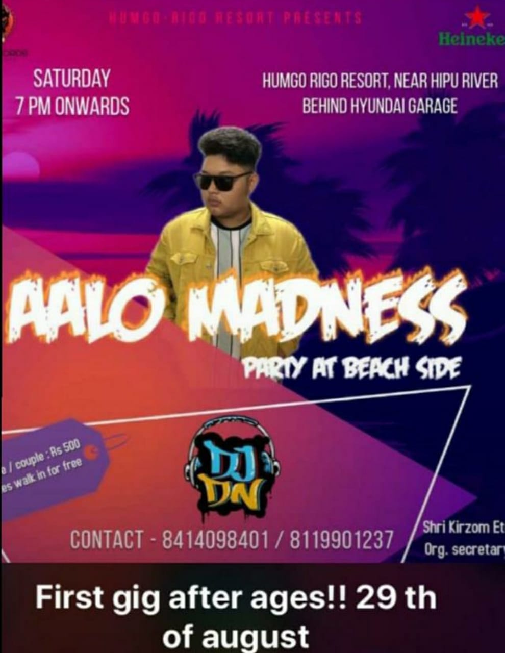 The Humgo Rigo Resort near Aalo town where the party was held Saturday | By special arrangement 