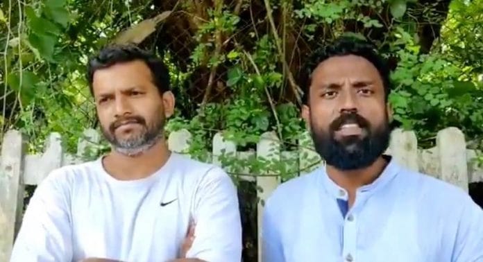 Screengrab of Ramesh Gaichor (left) and Sagar Gorkhe | Bhima Koregaon Shaurya Din Prerana Abhiyan | Facebook