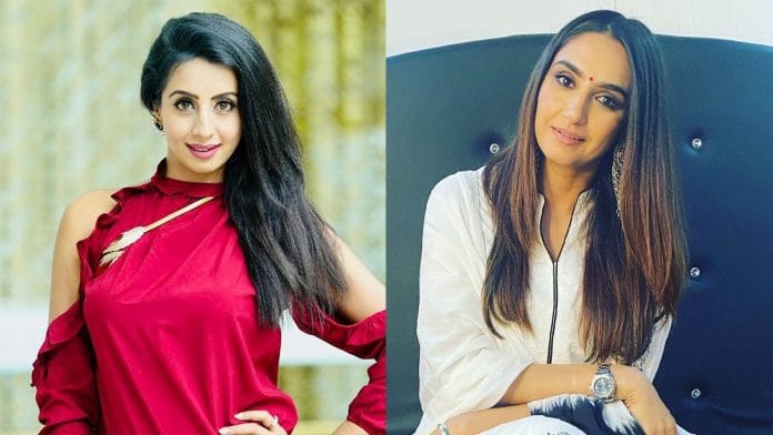 Sanjjana Galrani (L) and Ragini Dwivedi | Twitter | @sanjjanagalrani | @raginidwivedi24