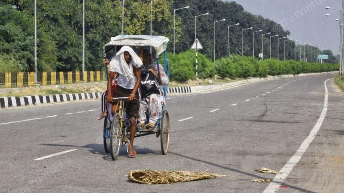 Usually brimming with action and tourists, the Attari-Wagah border area wears a desolate look these days | Photo: Praveen Jain | ThePrint