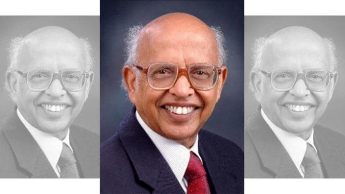 Radio astronomer Govind Swarup. | Photo: Twitter