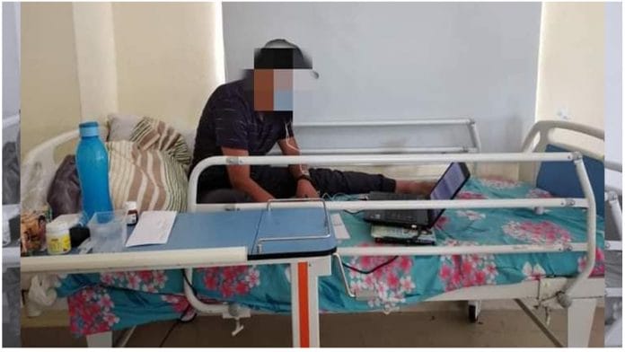 Sikkim professor who took classes while battling Covid didn't wish to be identified | Photo: Mamta Chhettri via Facebook