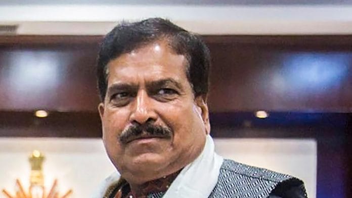 File photo of Suresh Angadi during a meeting, in Itanagar | PTI