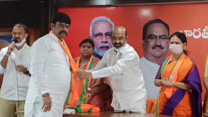 Shiv Sena's Telangana president Murari joined the BJP on Monday, 12 October | Facebook