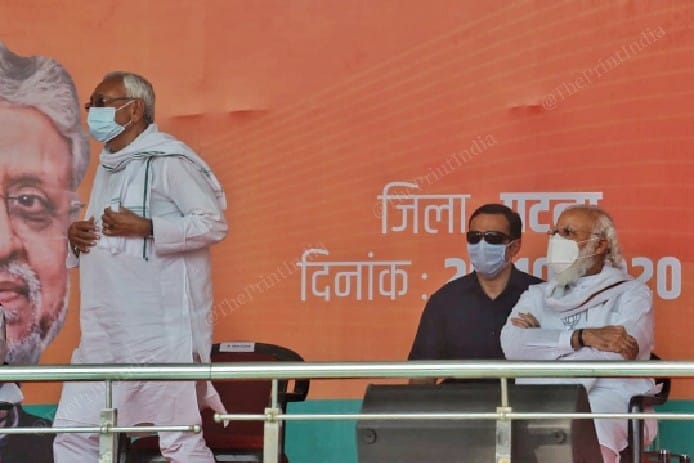 PM Modi lauded Chief Minister Nitish Kumar for leading the state from misgovernance to good governance | Praveen Jain | ThePrint