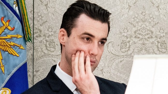 File photo of White House aide Nick Luna, who serves as a personal attendant to President Donald Trump | Bloomberg