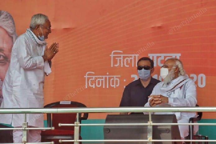 PM Modi and Nitish Kumar shared the dias together | Praveen Jain | ThePrint