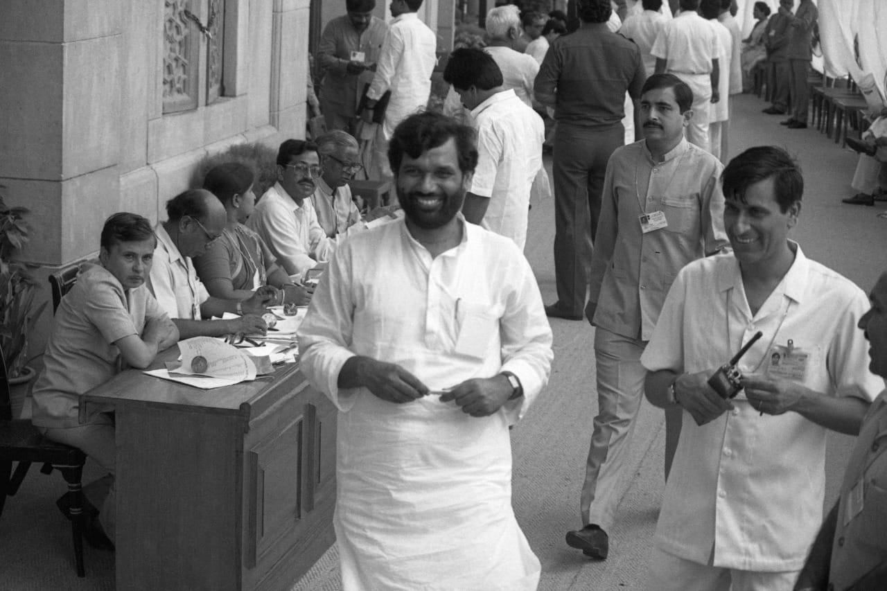 Ram Vilas Paswan emerged as a political force in Bihar as he was perceived to be the Paswan community of Dalits | Photo: Praveen Jain
