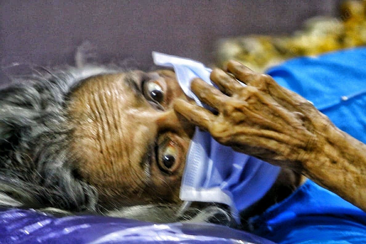 Patients who need higher level or care are shifted there using the high-tech transfer system put in place by the district administration