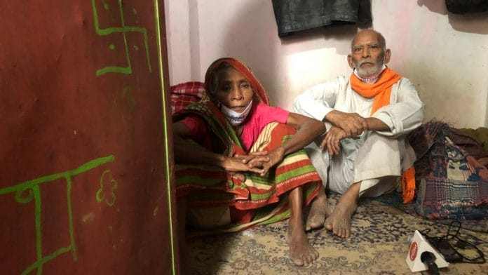 Kanta Prasad and Badami Devi, who run Baba ka Dhaba in New Delhi's Malviya Nagar, have shot to fame since a video of their post-lockdown woes went viral | Photo: Jyoti Yadav | ThePrint