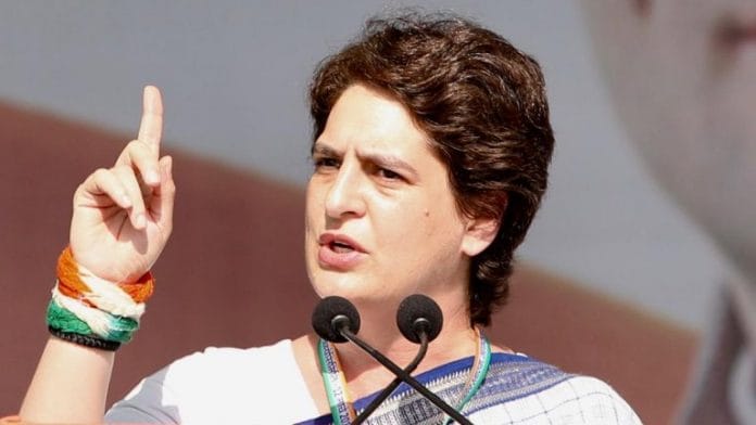 File photo of Priyanka Gandhi Vadra | Twitter/@INCIndia