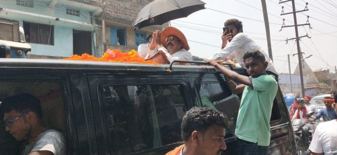 The RJD has fielded Anant Singh, who faces around 38 criminal cases, from the Mokama assembly seat| Twitter: @biharanantsingh