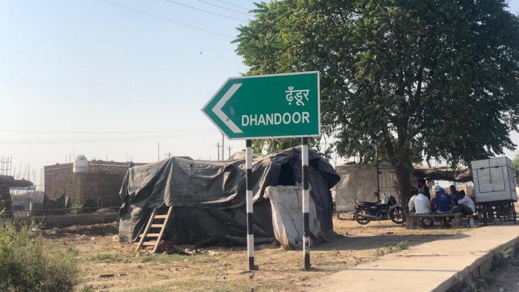 Dhandoor village near Hisar, where the new colony of Deendayal Puram is coming up for Dalit families who fled Mirchpur village due to caste-related violence | Photo: Jyoti Yadav | ThePrint