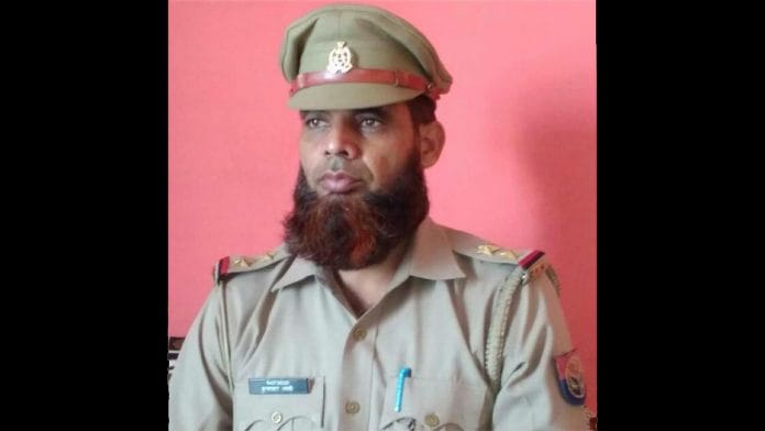 Suspended UP Police sub-inspector Intsar Ali | By special arrangement
