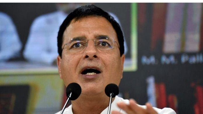 File photo of Congress leader Randeep Singh Surjewala | ANI