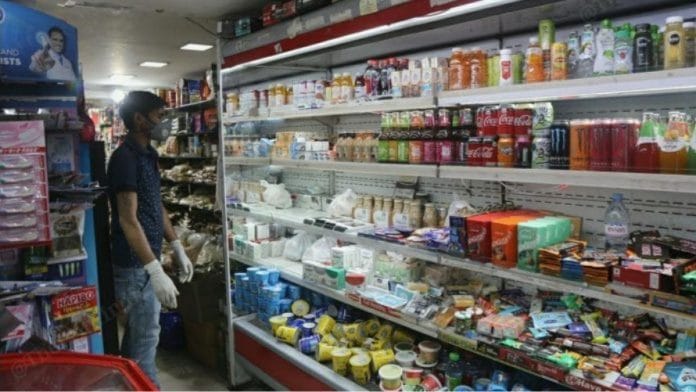 A man standing in a supermarket | Representational image | Manisha Mondal | ThePrint