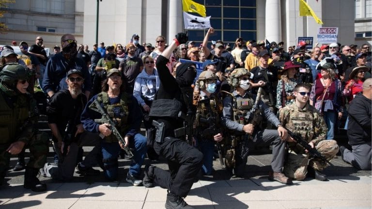 Americans are buying up tactical apparel, military gear ahead of US election