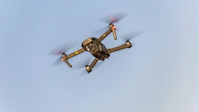 Representational image | A flying drone
