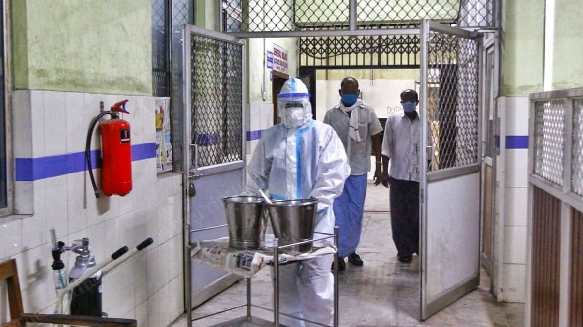 Staff at the Government Homeo College in Iranimuttom | Photo: Praveen Jain | ThePrint