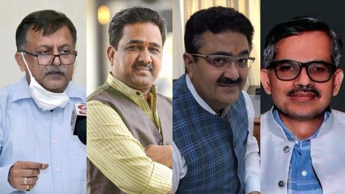 (From left) Awanish Awasthi, Sunil Bansal, Navneet Sehgal and R.K. Tiwari | Twitter