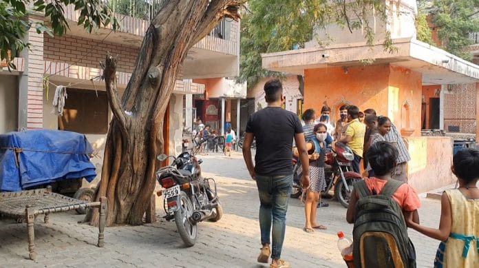 Visitors stream into Karera village Thursday | Photo: Soniya Agarwal | ThePrint