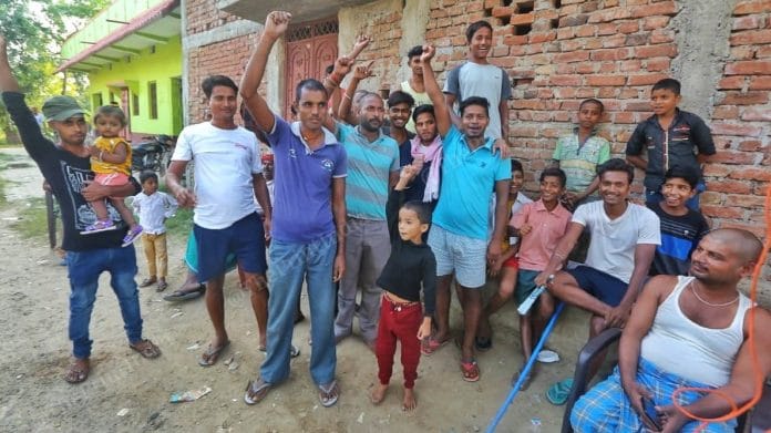 Voters at Mauli Nagar village | Photo: Praveen Jain | ThePrint
